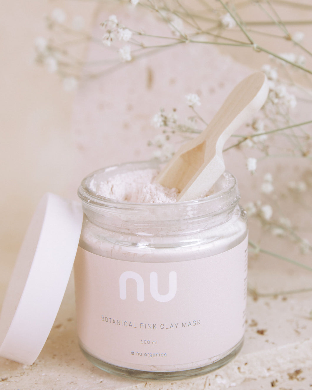 Nu Organics - Botanical Pink Clay Mask 