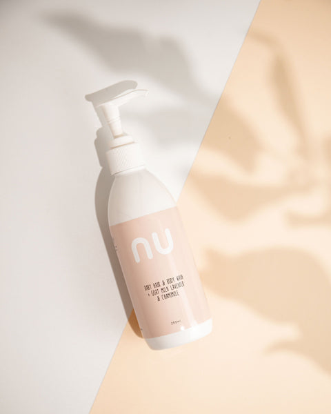 Nu Organics - Baby Hair & Wash, Organics, All Natural Shampoo with Goats Milk